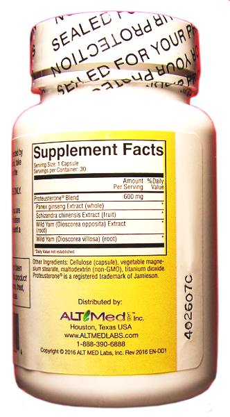 Endocrine Nutrimens Supplement Facts